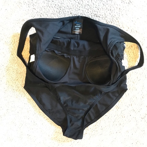 Catalina Black White One Piece Swimsuit, EUC, 8/10 - Picture 6 of 15